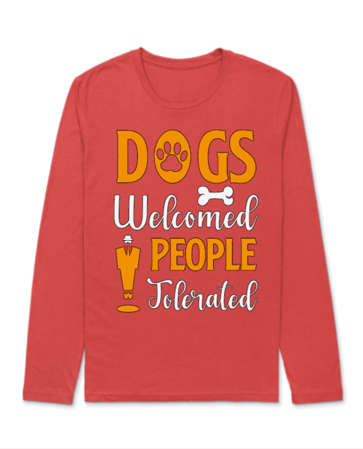dogs welcomed hoodie