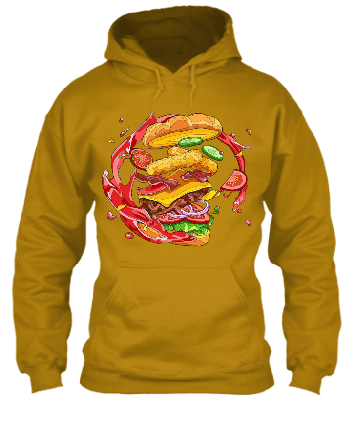 splitting sandwich hoodie